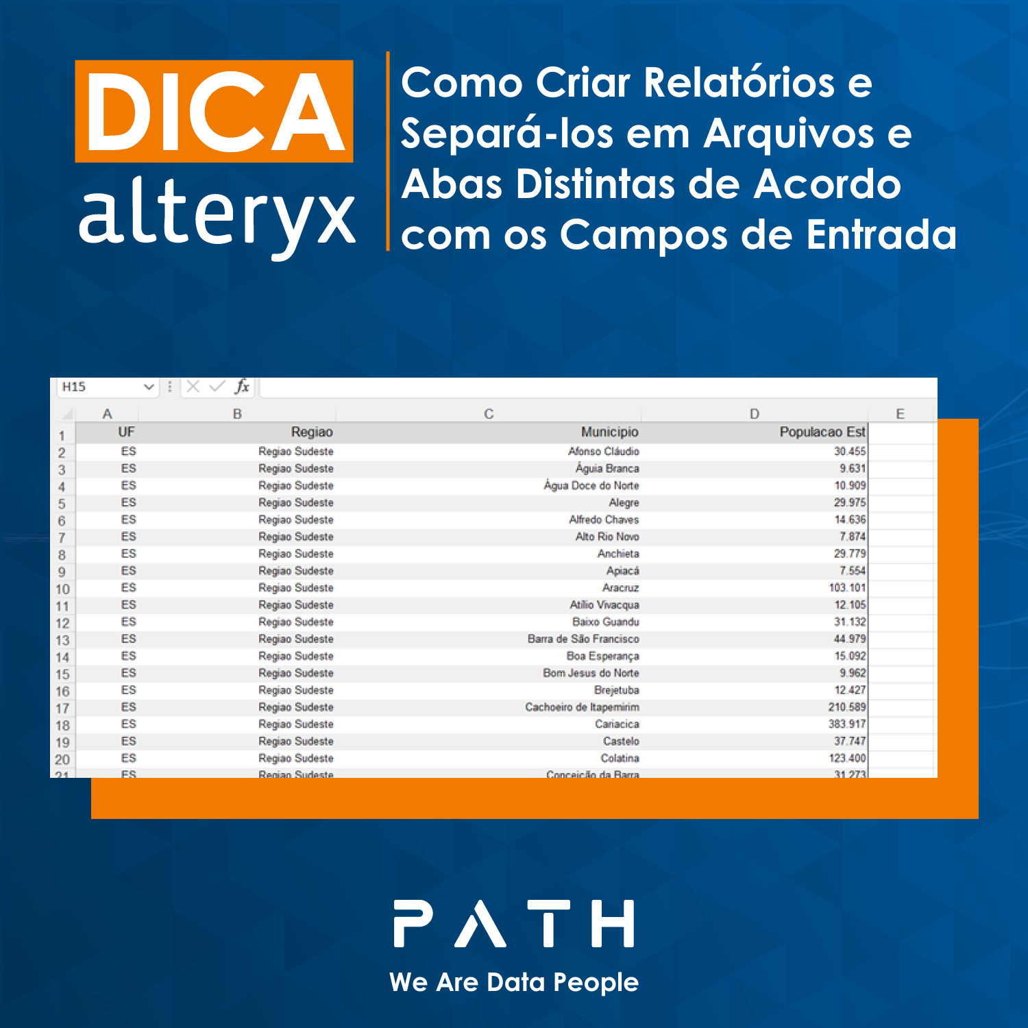 Peça insta Dica 70 Alteryx