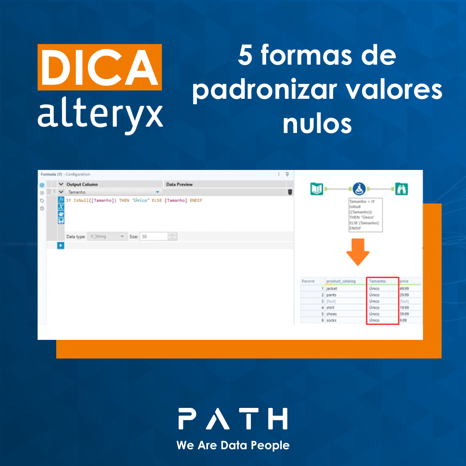 Peça Redes Sociais Dica Alteryx 127