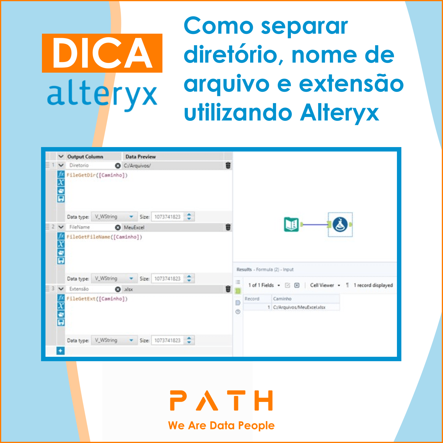 Peça Nova Dica Alteryx 130