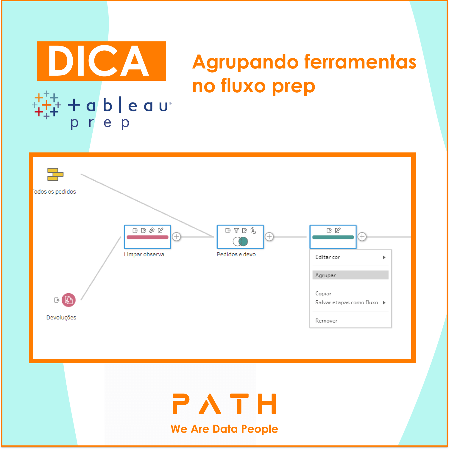 Peça Dica Tableau Prep 26